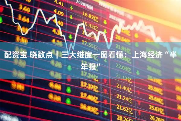 配资宝 晓数点|三大维度一图看懂:上海经济“半年报”